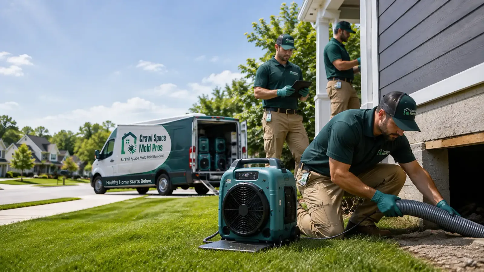 Crawl Space Mold Removal in Amberson, PA
